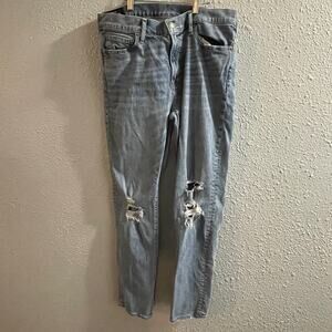 Abercrombie & Fitch Mens Jeans Rustin Athletic Skin Size 33W